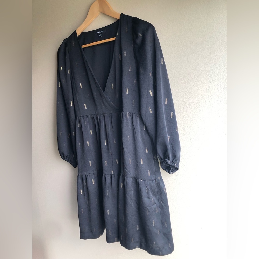 Madewell Women’s Mid Long Sleeve Pockets Black Dress Size XS - Picture 11 of 16